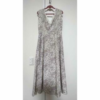 Her lip to Her lip to Lace Trimmed Floral Dress モーヴの通販 by