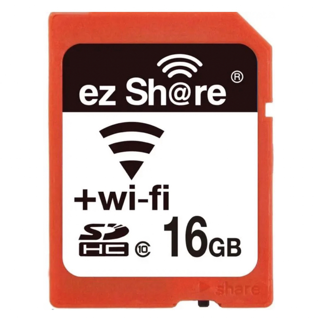 スマホにかんたん転送⭐️Wi-Fi SDカードez share大容量16GB