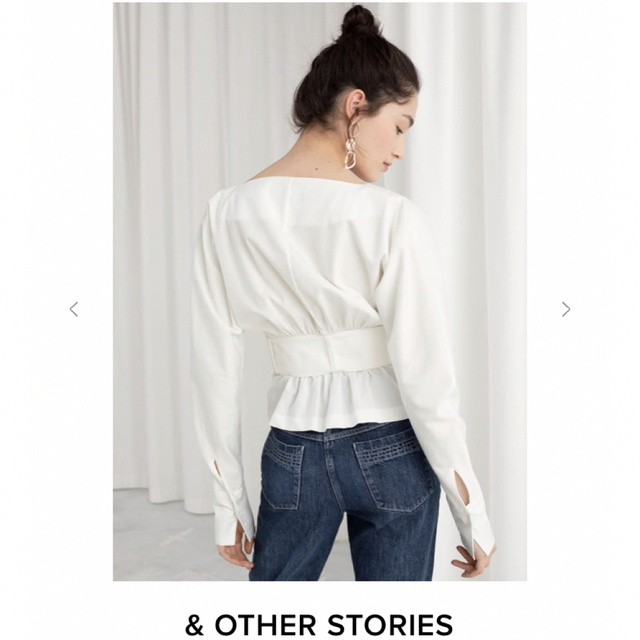 & Other Stories Belted Blouse