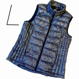 コストコ　32°HEAT WEATHERPROOFダウンベスト　収納袋付 軽量(ダウンベスト)