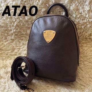 アタオ(ATAO)のATAO アタオ ミッドタウン ショルダーバッグ レザー バーガンディ(ショルダーバッグ)