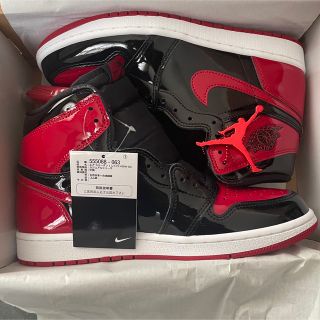 ナイキ(NIKE)のAir Jordan 1 High OG Patent Bred(スニーカー)