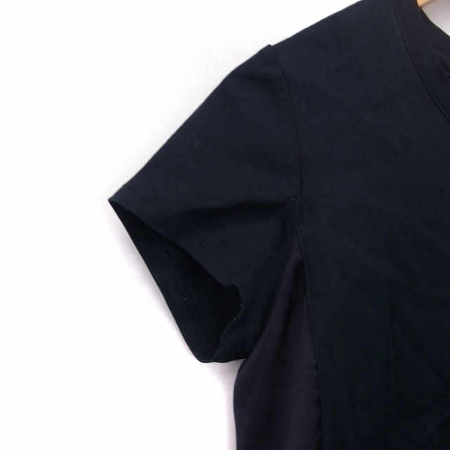 ANAYI(アナイ)のアナイ ANAYI 切替 カットソー Tシャツ ラウンドネック 半袖 無地 38 レディースのトップス(カットソー(半袖/袖なし))の商品写真