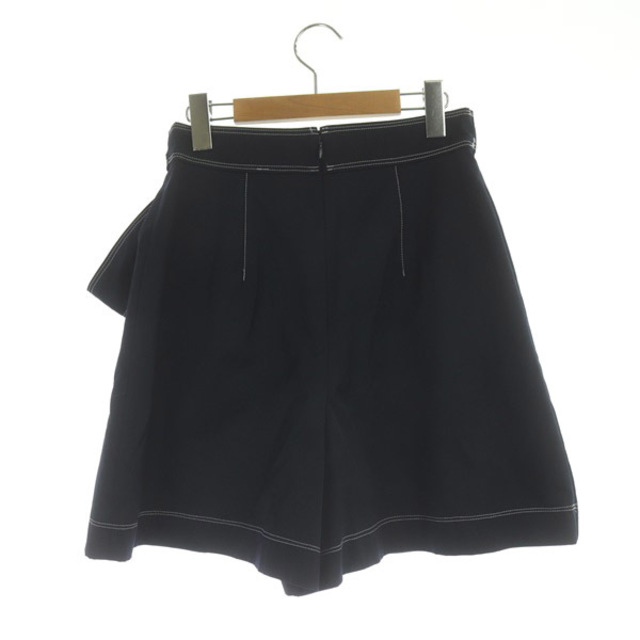 Rirandture(リランドチュール)のリランドチュール ラップスカート風 キュロット ショートパンツ リボン 2 紺 レディースのパンツ(キュロット)の商品写真