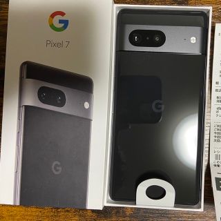 グーグルピクセル(Google Pixel)の新品未使用Pixel7 black 128GB SIMフリー　(スマートフォン本体)