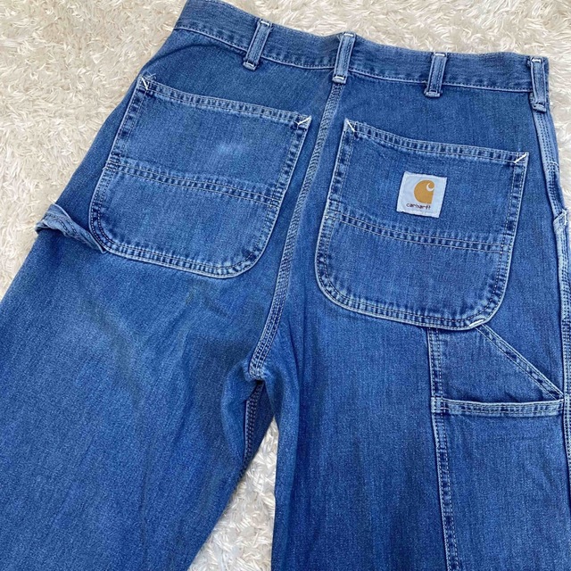 carhartt(カーハート)のCarhartt カーハート デニムカーペンターパンツ W33×L34 古着 メンズのパンツ(ペインターパンツ)の商品写真