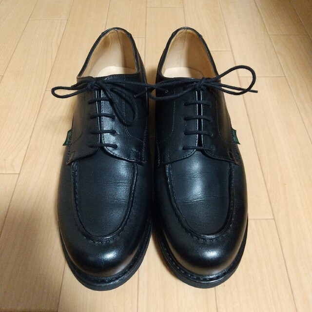 良質 Paraboot Paraboot サイズ8 ブラック シャンボード パラブーツ 美