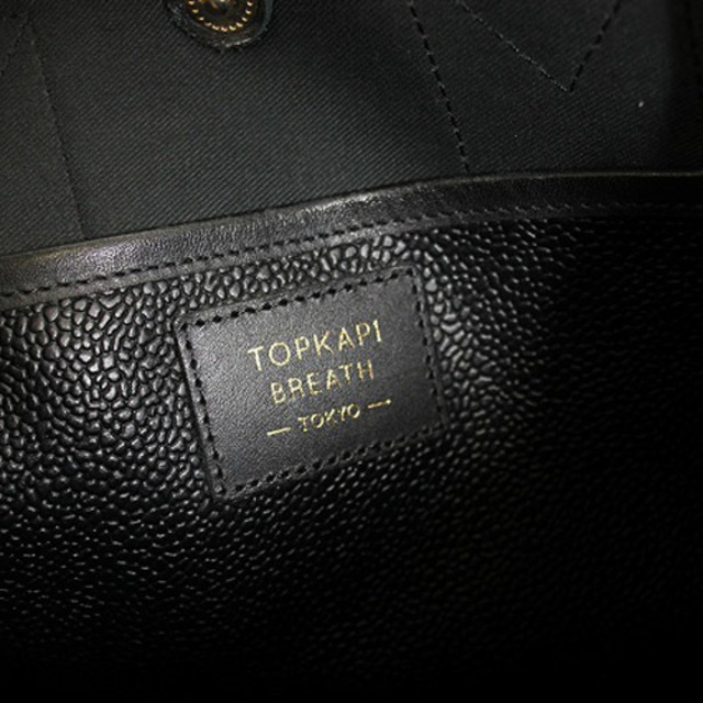 TOPKAPI(トプカピ)のトプカピ ショルダーバッグ レザー トートバッグ 2way 切替 黒 レディースのバッグ(ショルダーバッグ)の商品写真