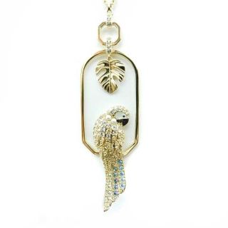 スワロフスキー(SWAROVSKI)のスワロフスキー Tropical Parrot ネックレス ペンダント オウム(ネックレス)