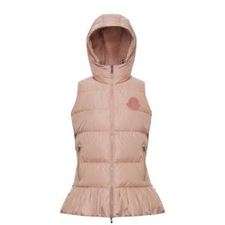 モンクレール(MONCLER)のmoncler Ladys down vest brannec pink(ダウンベスト)