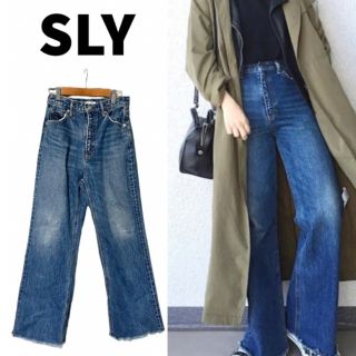 スライ(SLY)のSLY  バギーデニム　ジーンズ(デニム/ジーンズ)