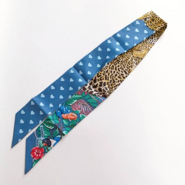 の中でも定番の看板 エルメス ツイリー JUNGLE LOVE ジャングルラブ