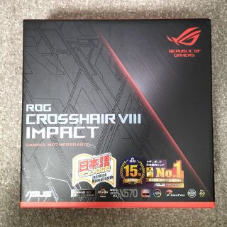 エイスース(ASUS)のASUS ROG CROSSHAIR Ⅷ IMPACT X570(PCパーツ)