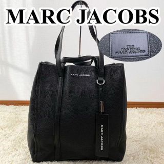 マークジェイコブス(MARC JACOBS)の極美品✨マークジェイコブス the tag tote bag レザー クロ タグ(トートバッグ)