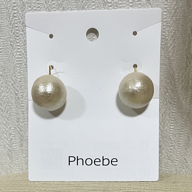 phoebe(フィービィー)のビッグパールフックピアス レディースのアクセサリー(ピアス)の商品写真