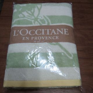 ロクシタン(L'OCCITANE)の【新品】ロクシタン　プロヴァンスボーダー　バスタオル(タオル/バス用品)