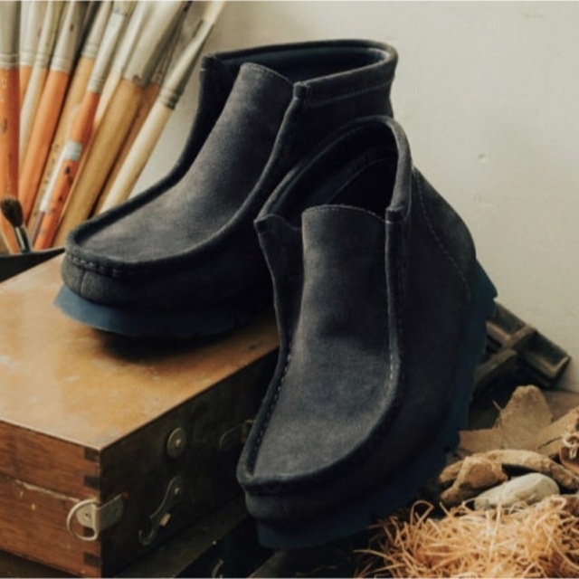 Clarks × BEAMS  Wallabee Boot  uk8 ワラビー