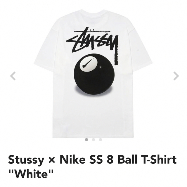 Stussy × Nike SS 8 Ball T-Shirt White S