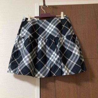 BURBERRY BLUE LABEL - 【特価】バーバリーブルーレーベル台形巻きミニ