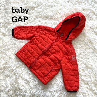 ベビーギャップ(babyGAP)のbaby gap ベビーキャップ　アウター　オレンジ　80(ジャケット/上着)