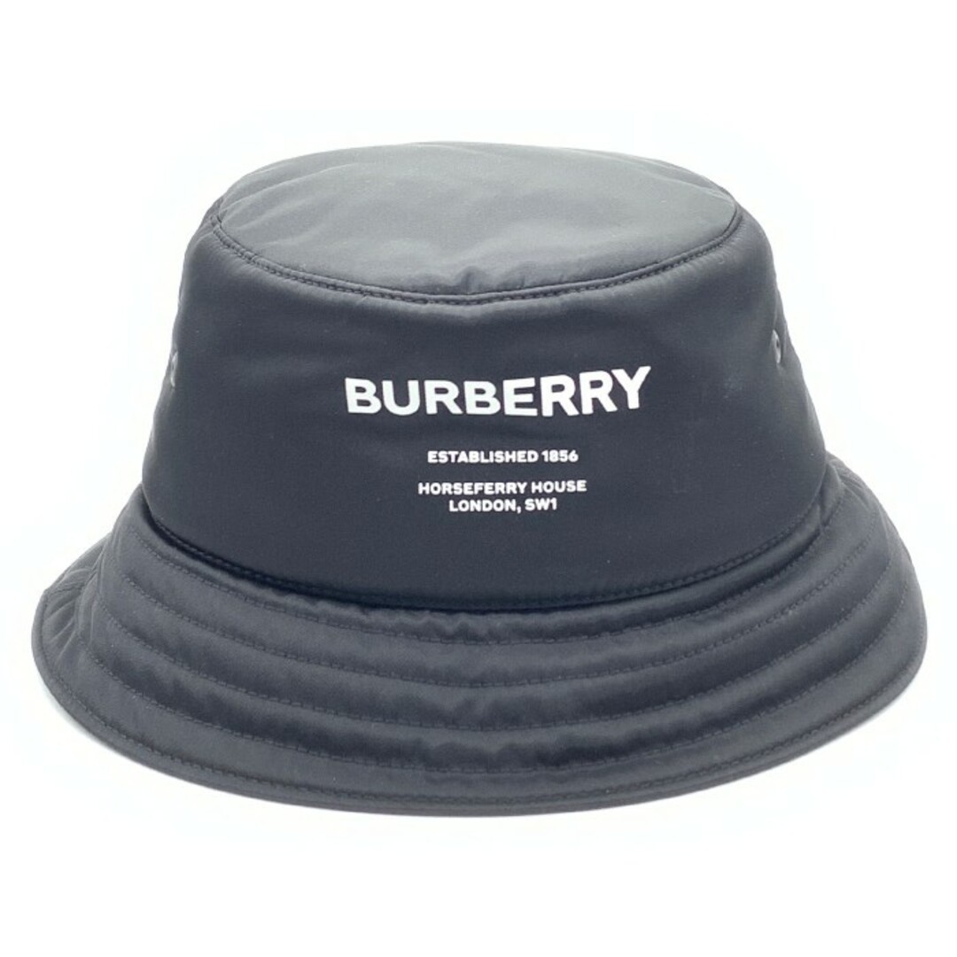 BURBERRY(バーバリー)のBURBERRY LONDON ENGLAND バーバリーロンドンイングランド 22AW NYLON PADDED BUCKET ナイロン パデッド バケットハット ブラック Size M メンズの帽子(ハット)の商品写真