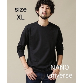 ナノユニバース(nano・universe)の《イヤな臭いを軽減》Anti SmellクルーネックロングスリーブTシャツ(Tシャツ/カットソー(七分/長袖))