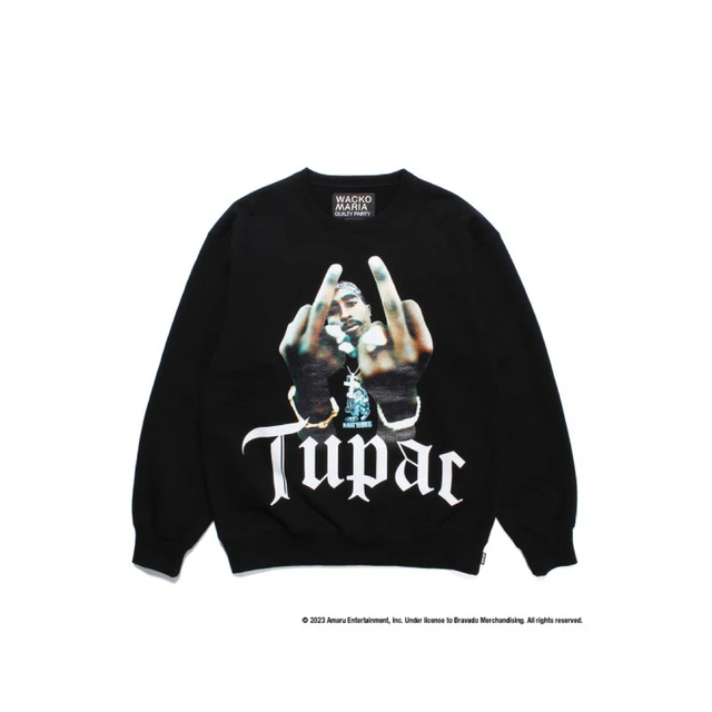 wacko maria TUPAC CREW NECK SWEAT  SHIRT