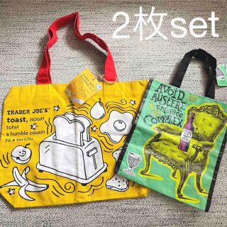 [新品タグ付]Trader Joe’sエコバッグ 2点セット　限定品(エコバッグ)