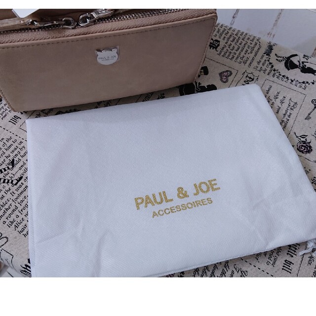 PAUL & JOE(ポールアンドジョー)の未使用◆PAUL & JOE◆キャットフェイス ウォレットショルダーバッグ レディースのバッグ(ショルダーバッグ)の商品写真