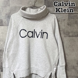 カルバンクライン(Calvin Klein)のCalvin Klein カルバンクライン　レディース　スウェット　ハイネック(トレーナー/スウェット)