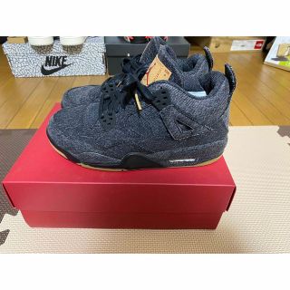 ナイキ(NIKE)のNike × Levi's Air Jordan 4 "Black Denim"(スニーカー)