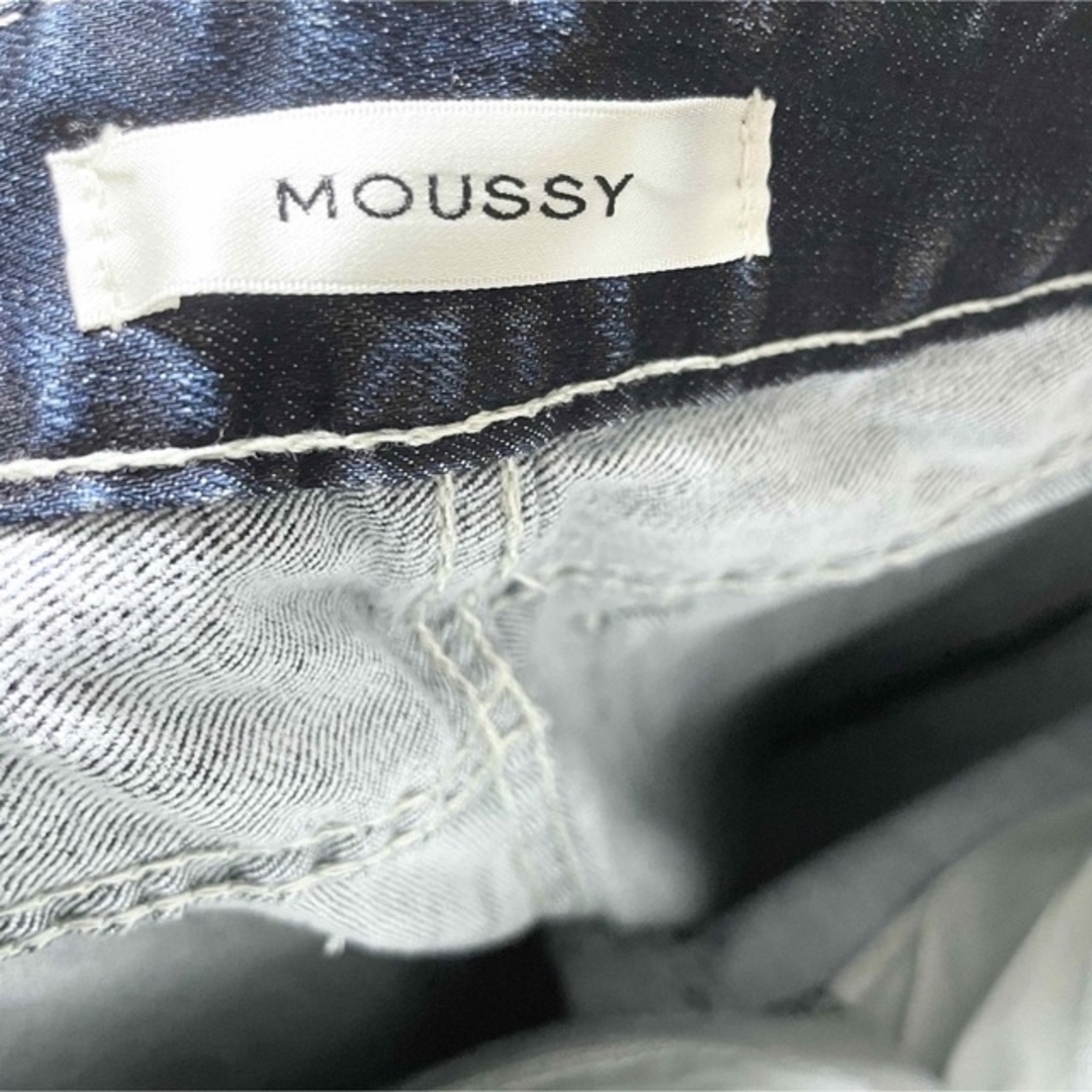 約19cm股下【新品未使用】タグ付き moussy マウジーパウダーデニムスキニー