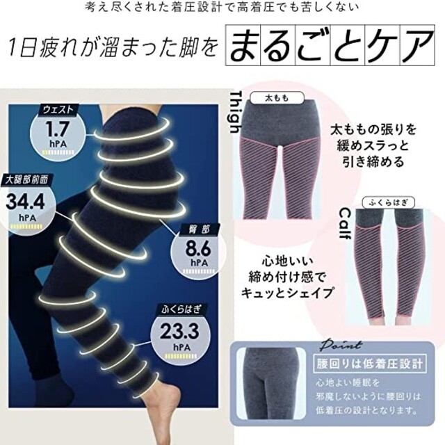 Belmise ベルミス 着圧 パジャマ スリープ プラス 美しく引き締める 着 2