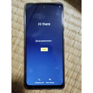 MOTOROLA スマートフォン moto e32s ミスティシルバー PAU1(スマートフォン本体)