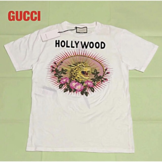 【新品】GUCCI　グッチ　刺繍Tシャツ　タイガー　オーバーサイズ　タグ付き | フリマアプリ ラクマ