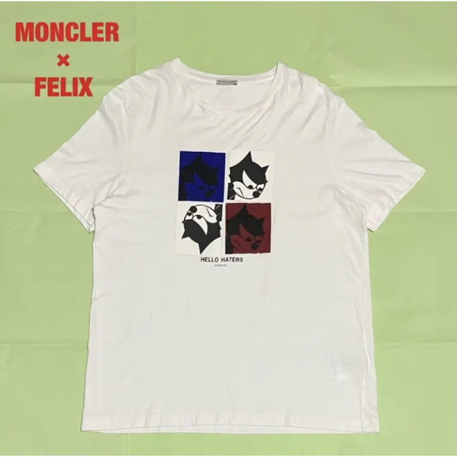 【希少】MONCLER×FELIX　コラボTシャツ　HELLO HATERS