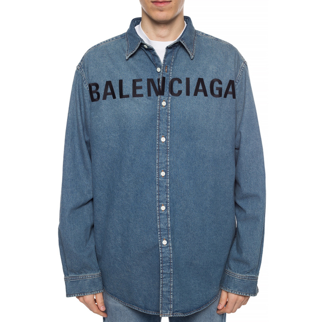 17600円 売り出し新作 BALENCIAGAのデニムシャツ シャツ discurso