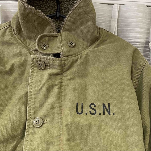 40実寸身幅NAVY DEPARTMENT N-1 デッキジャケット USN