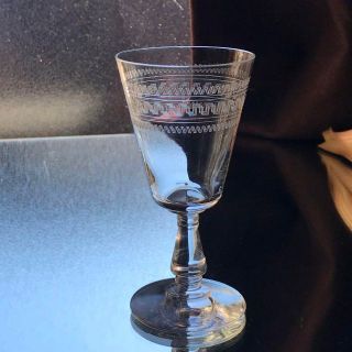 美しいオールドバカラBACCARATギリシャGrecqueクリスタルワイングラス