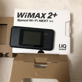 ファーウェイ(HUAWEI)のUQ WiMAX 2+ Speed Wi-Fi NEXT W06 (PC周辺機器)