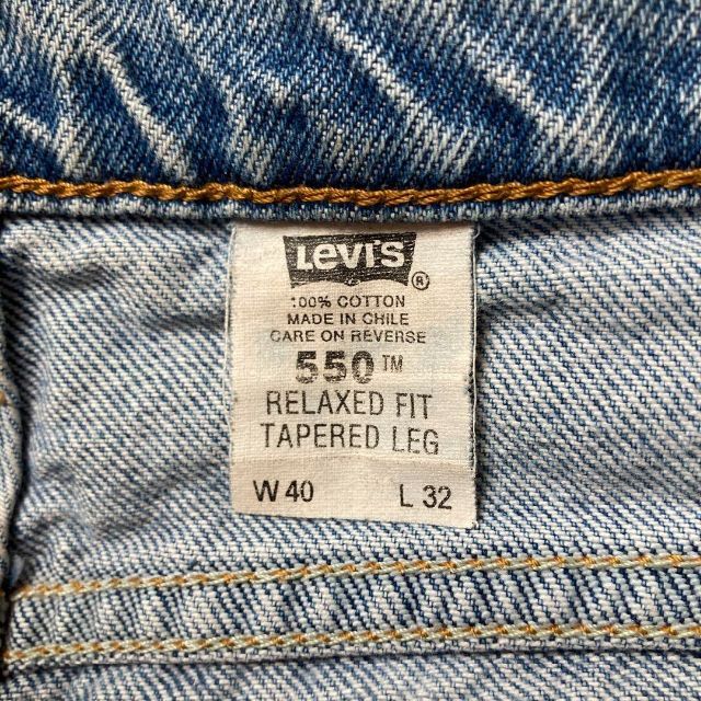 Levi's(リーバイス)の90s リーバイス 550 オレンジタブ テーパード デニム W40 L32 メンズのパンツ(デニム/ジーンズ)の商品写真
