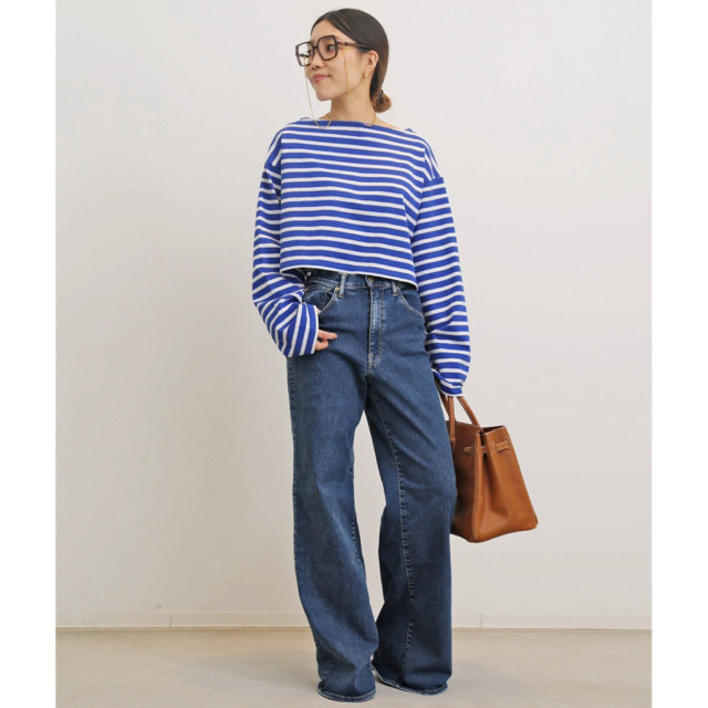 L'Appartement DEUXIEME CLASSE(アパルトモンドゥーズィエムクラス)の新品⭐️GOOD GRIEF!グッドグリーフ Short Border Tops レディースのトップス(カットソー(長袖/七分))の商品写真