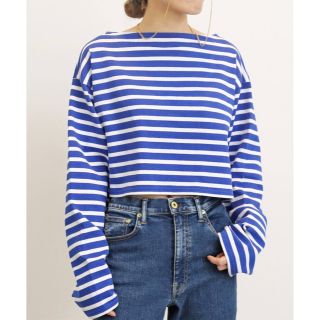 アパルトモンドゥーズィエムクラス(L'Appartement DEUXIEME CLASSE)の新品⭐️GOOD GRIEF!グッドグリーフ Short Border Tops(カットソー(長袖/七分))