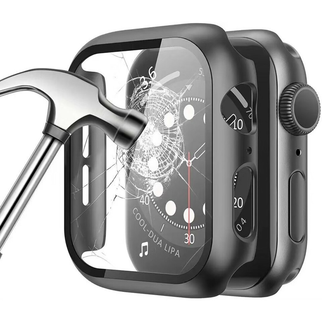 Apple Watch(アップルウォッチ)のAppleWatch 40㎜ カバー ケース スペースアッシュ 黒系 スマホ/家電/カメラのスマホアクセサリー(モバイルケース/カバー)の商品写真