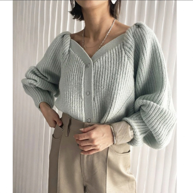 Ameri VINTAGE - 【新品タグ付き】AMERI vintage 2WAY PUFF CARDIGAN