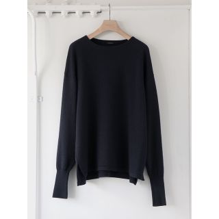 コモリ(COMOLI)のCOMOLI コモリ 23ss ウール和紙コモリニット Navy (ニット/セーター)