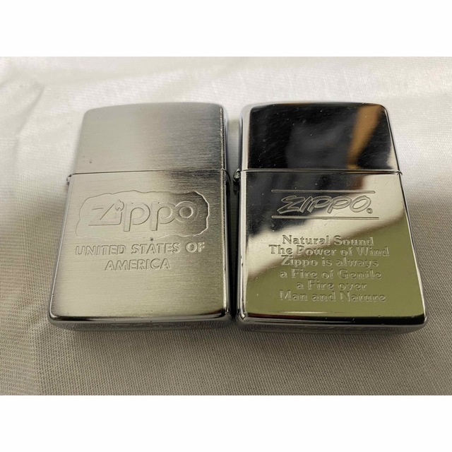 ZIPPO(ジッポー)のzippo ジッポ ライター　2個セット メンズのファッション小物(タバコグッズ)の商品写真