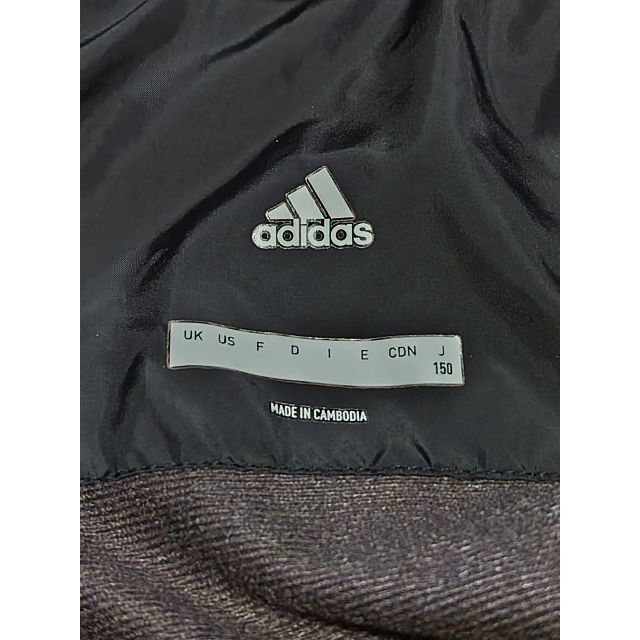 adidas(アディダス)のアディダス キッズ ウインドブレーカー 黒 150 キッズ/ベビー/マタニティのキッズ服男の子用(90cm~)(ジャケット/上着)の商品写真