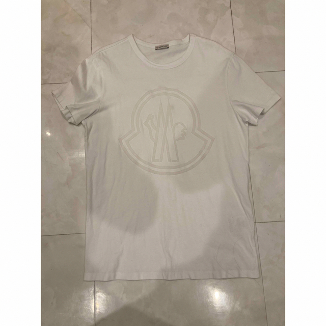 Mサイズ】モンクレール センターロゴ Tシャツ MONCLER 半袖TシャツTシャツ/カットソー(半袖/袖なし)