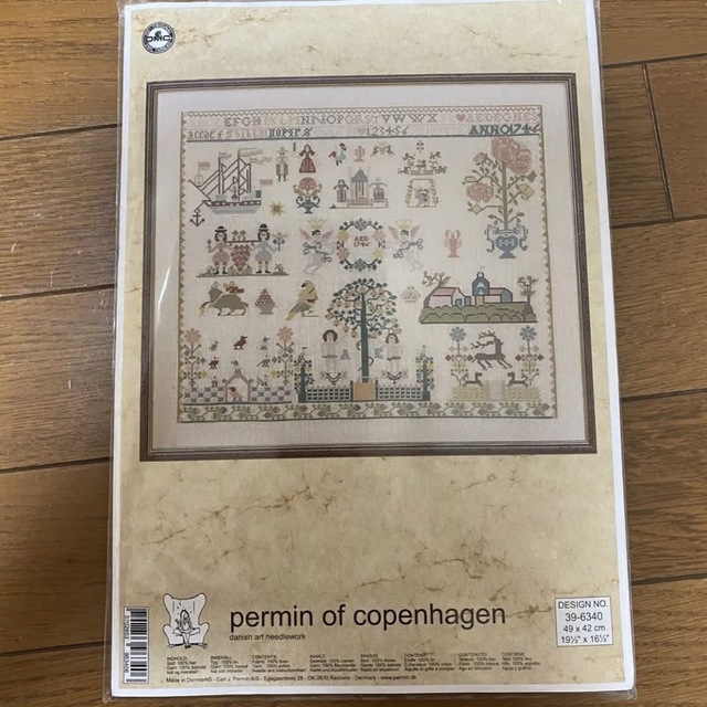 dmcクロスステッチセット permin of copenhagen 刺繍